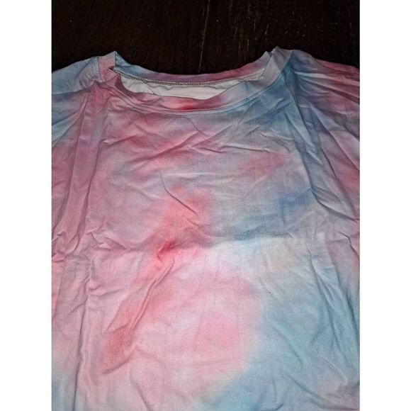 New Medium Long Sleeve Pullover Tie Dye Loose Shirt Top NWT - Picture 3 of 4